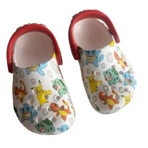Pokémon Toddler Crocs Pikachu Squirtle Bulbasaur Size 5